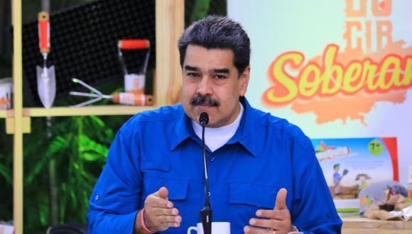 Nicolás Maduro durante la presentación del Plan Agrourbano Carabobo 200 en Caracas (Venezuela). (Foto: EFE/ Prensa Miraflores).