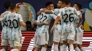 Resumen; Uruguay vs. Argentina por Copa América: gol y resultado final