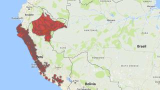 Los distritos del Perú en emergencia tras lluvias y huaicos