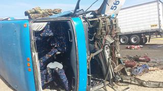 Tragedia en Casma: así quedaron los buses tras choque [FOTOS]
