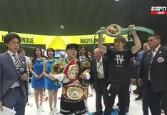 Naoya Inoue venció a Luis Nery y retiene el título mundial absoluto de peso supergallo 