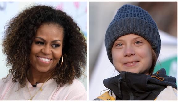 “Greta, no dejes que alguien apague tu luz”, escribió Michelle Obama en su cuenta de Twitter. (Foto: EFE/AFP).