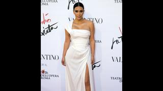 Kim Kardashian sufrió accidente por ceñido vestido