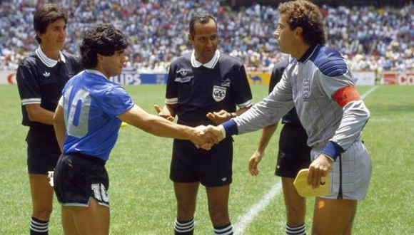 Diego Maradona y Peter Shilton: una historia de amor y odio