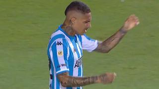 Paolo Guerrero falló gol al último minuto del Racing vs. Lanús | VIDEO