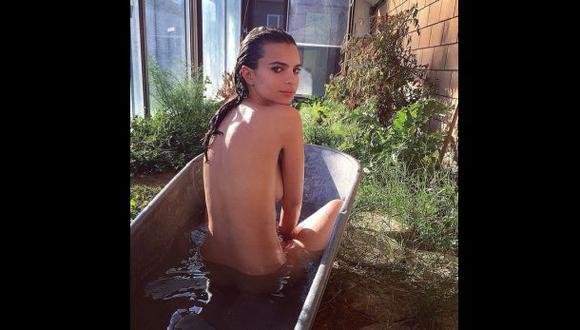 Instagram: desnudo de Emily Ratajkowski causa revuelo en redes