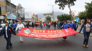 Áncash: docentes del Santa se sumaron a huelga nacional