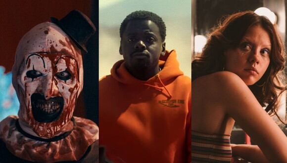 “Terrifier 2”, “Nope” y “X” son algunos de los títulos seleccionados como las mejores películas de terror de este año (Foto: Bloody Disgusting, Universal Pictures y A24)