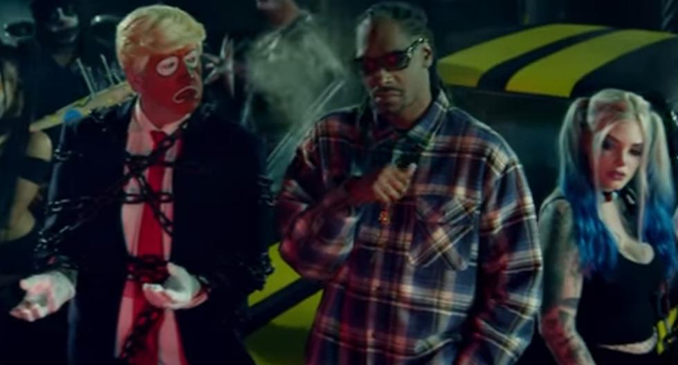 Donald Trump criticó así al rapero Snoop Dogg. (Foto: captura)
