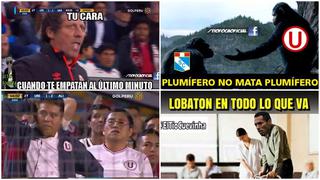 Sporting Cristal vs. Universitario: los hilarantes memes del empate en el Nacional