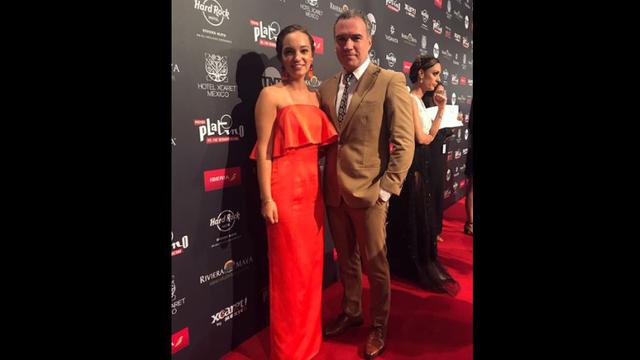 Salvador del Solar y su hija Manuela en los Premios Platino 2018. (Foto: Instagram / El Comercio)