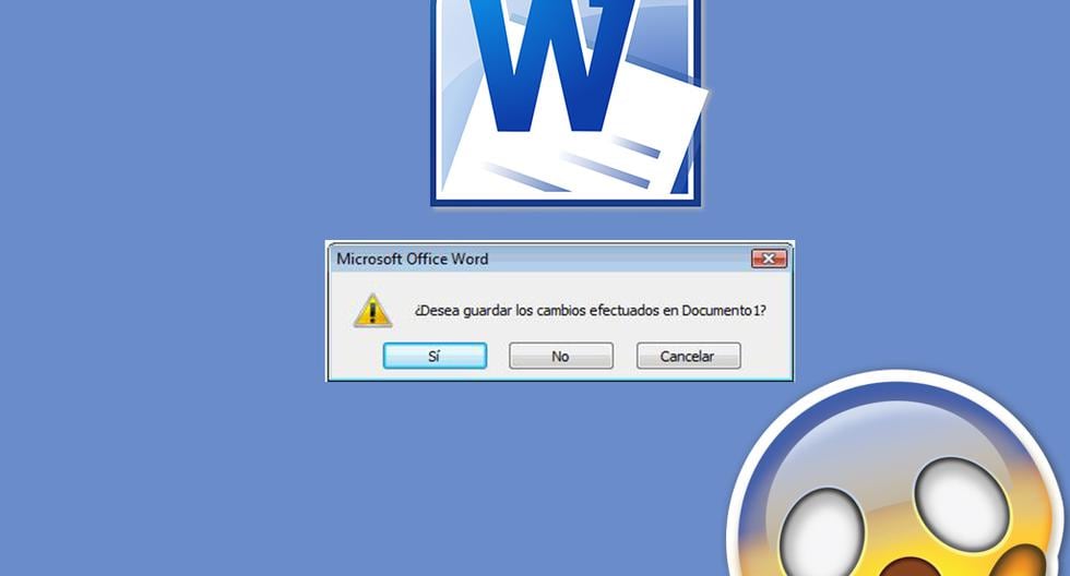 ¿Se te cerró de casualidad el Microsoft Word? Esto es lo que debes de hacer urgente para recuperar tu documento. (Foto: Captura)