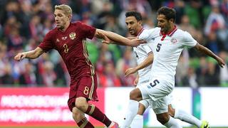 Costa Rica logró triunfo histórico 4-3 ante Rusia en amistoso