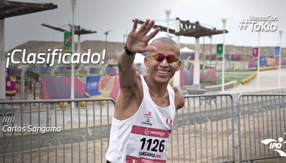 Sangama es el séptimo clasificado peruano a los Paralímpicos. (Foto: IPD)