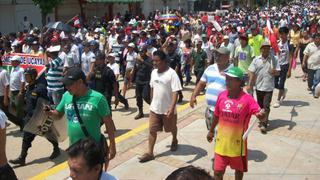 Ucayali: 11 detenidos y un herido en huelga regional indefinida
