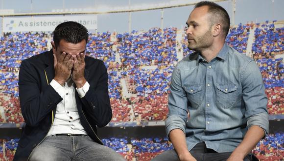 El emotivo discurso de Iniesta que hizo llorar a Xavi Hernández