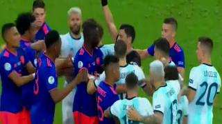 Messi regaló lujo ante Cuadrado y cafetero explotó: así fue la gresca en el Argentina vs. Colombia | VIDEO