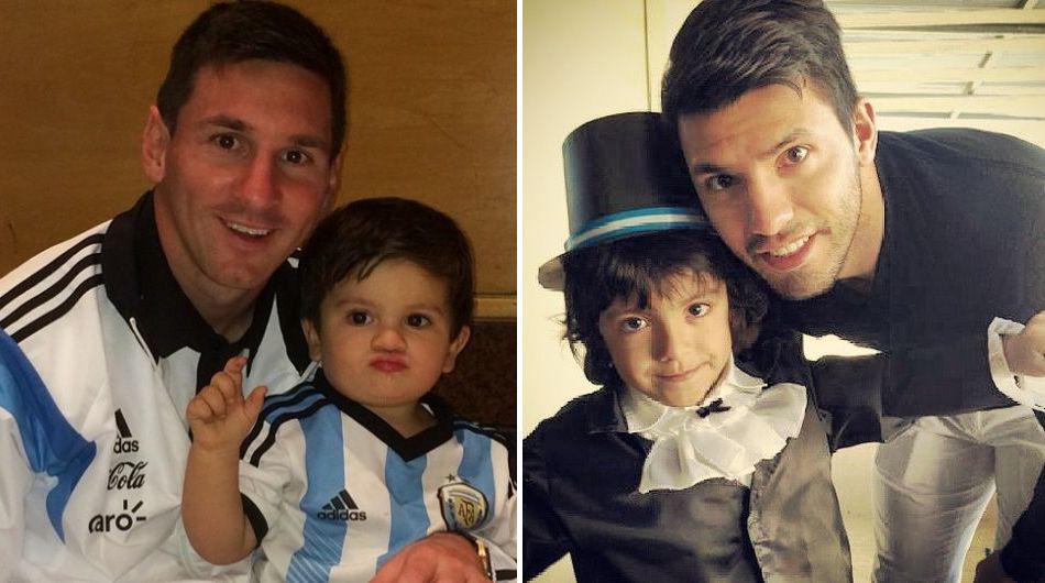 Desde Thiago Messi a Benjamín Agüero, los hijos de los cracks - 1