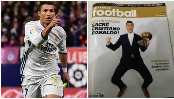 Cristiano y la supuesta portada que le da el Balón de Oro 2016
