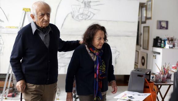 Liliana Yábar y Fernando de Szyszlo murieron esta tarde en su vivienda de San Isidro. (Nancy Chappell)