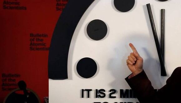 El Reloj del Apocalipsis está más cerca del "fin del mundo" que nunca (Foto: AFP)