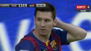 Lionel Messi erró inmejorable ocasión de gol ante Real Madrid