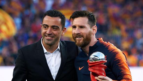 Xavi Hernández fue uno de los grandes socios que tuvo en el campo Lionel Messi. (Foto: Agencias)