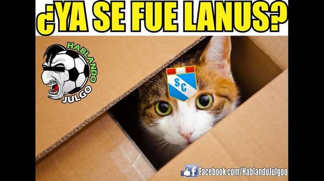 Facebook: memes del Sporting Cristal vs. Lanús