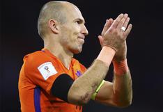 Arjen Robben anunció su retirada de la selección de Holanda