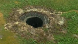 El "cráter del fin del mundo" es prueba del cambio climático