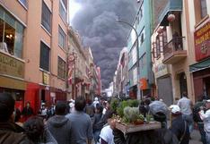 Bomberos controlaron el incendio ocurrido en el jirón Paruro 