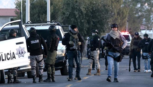 Foto de archivos de policías ministeriales y municipales. (Foto de ULISES RUIZ / AFP)