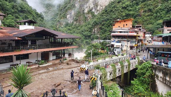 Brigadas buscan a hombre desaparecido tras huaico por desborde del río Alcamayo. (Foto: Ítalo Sifuentes Alemán)