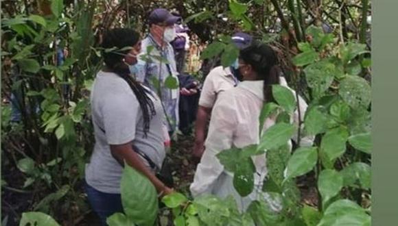 Los cuerpos sin vida de los jóvenes fueron encontrados en una zona boscosa a la orilla del lago Gatún. (MINISTERIO PÚBLICO DE PANAMÁ).