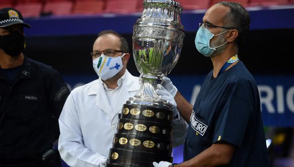 Mira aquí el video de presentación de lo que fue la inauguración de la Copa América 2021 | Foto: AFP