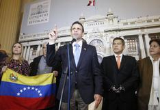 Congreso aprueba moción que expresa preocupación por Venezuela