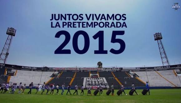YouTube: Alianza Lima lanzó su video para la pretemporada 2015