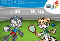 Juki y Nuna, las mascotas de los Juegos Suramericanos Cochabamba 2018