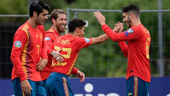España vs. Islas Feroe: mejores imágenes del partido. (Foto: AFP)
