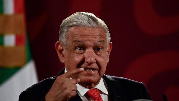 El presidente de México Andres Manuel López Obrador. (Pedro PARDO / AFP).