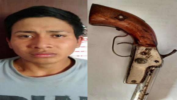 PNP capturó a delincuente que amenazaba a transeúntes con arma