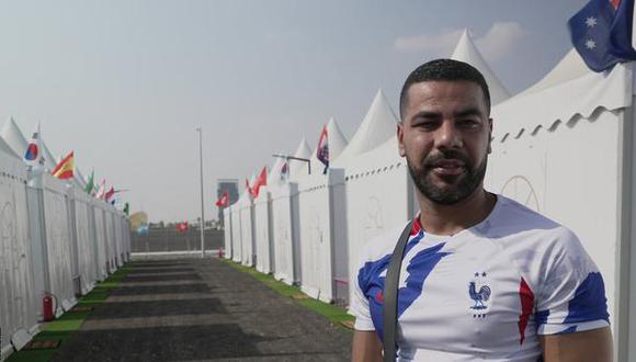 El hincha francés Djamal dice que el alojamiento "no es una buena experiencia". (BBC Sports).