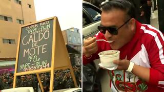 Parada Militar 2023: Juan Carlos Orderique es sorprendido comiendo caldo de mote