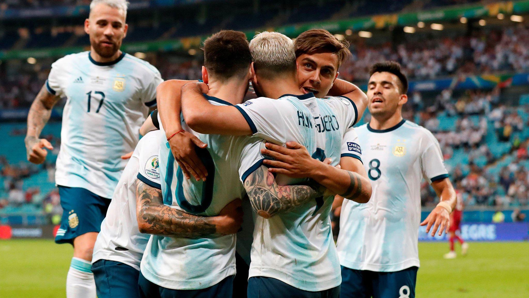 Argentina vs. Qatar. (Foto: AFP)