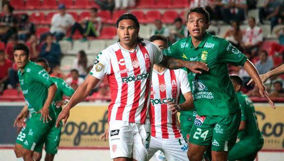 Necaxa fue sorprendido por León en el Estadio Victoria de Aguascalientes. La visita se impuso y avanzó a los cuartos de final de la Copa MX. (Foto: Twitter)