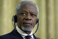 Gobierno del Perú expresa pesar por muerte de Kofi Annan