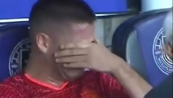 Santiago Ormeño llora desconsoladamente tras sufrir lesión en su debut con Juárez | VIDEO