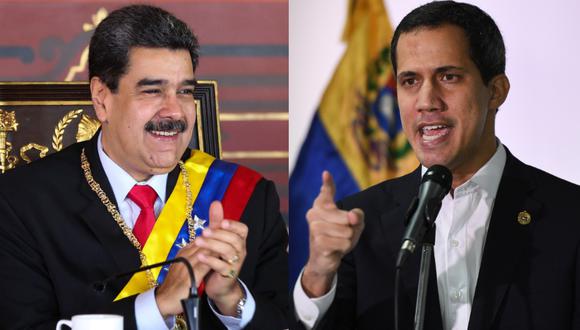 El presidente interino se pronunció antes de entrar a la sesión parlamentaria en la que se debatirá acerca de “la pretensión del régimen de Maduro de disolver la Asamblea Nacional”. (Fuente: AFP)