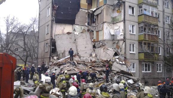 Rusia: Explosión de gas deja 7 muertos al derribar un edificio