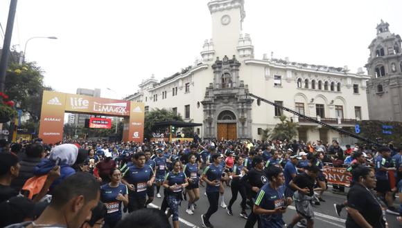 La semana pasada se corrió en la capital la maratón Lima 42K. (Foto: César Campos)